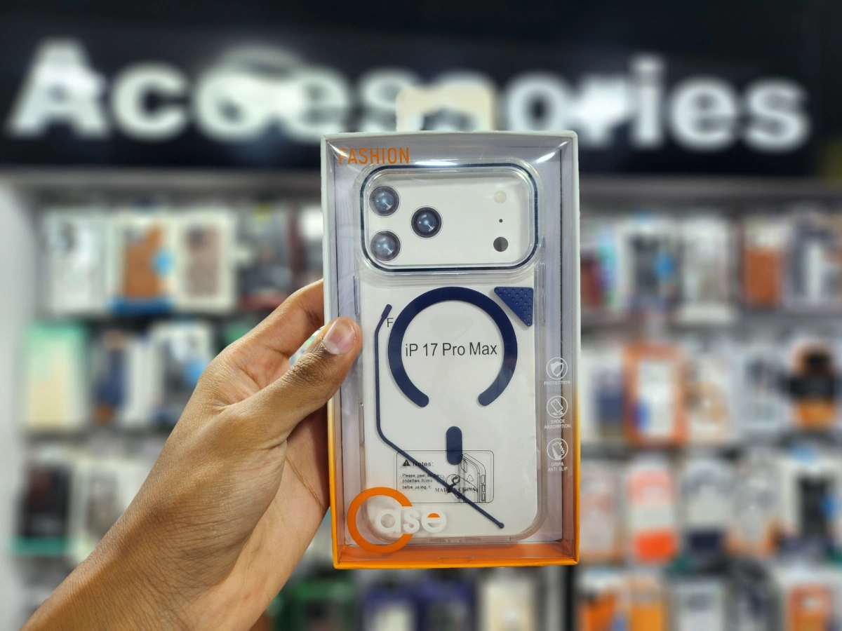 Apple Fashion Magsafe Clear Case iPhone 17 Pro Max Blue — Box Packed